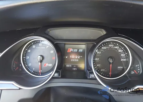 2014 Audi Rs 5 4.2 z USA, uszkodzony, nr VIN WUAC6AFR4EA900251